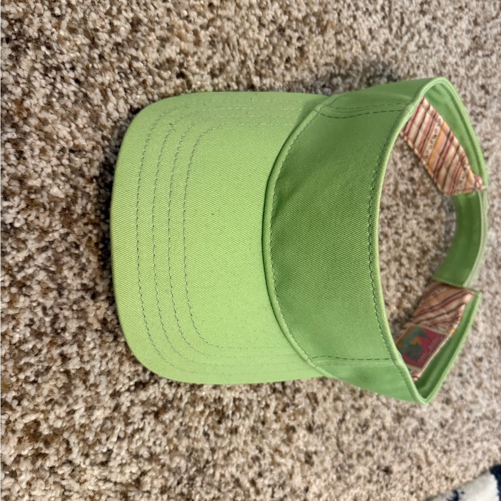 Women’s green visor